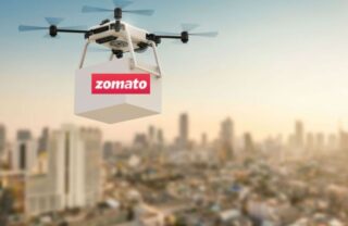 zomato drone